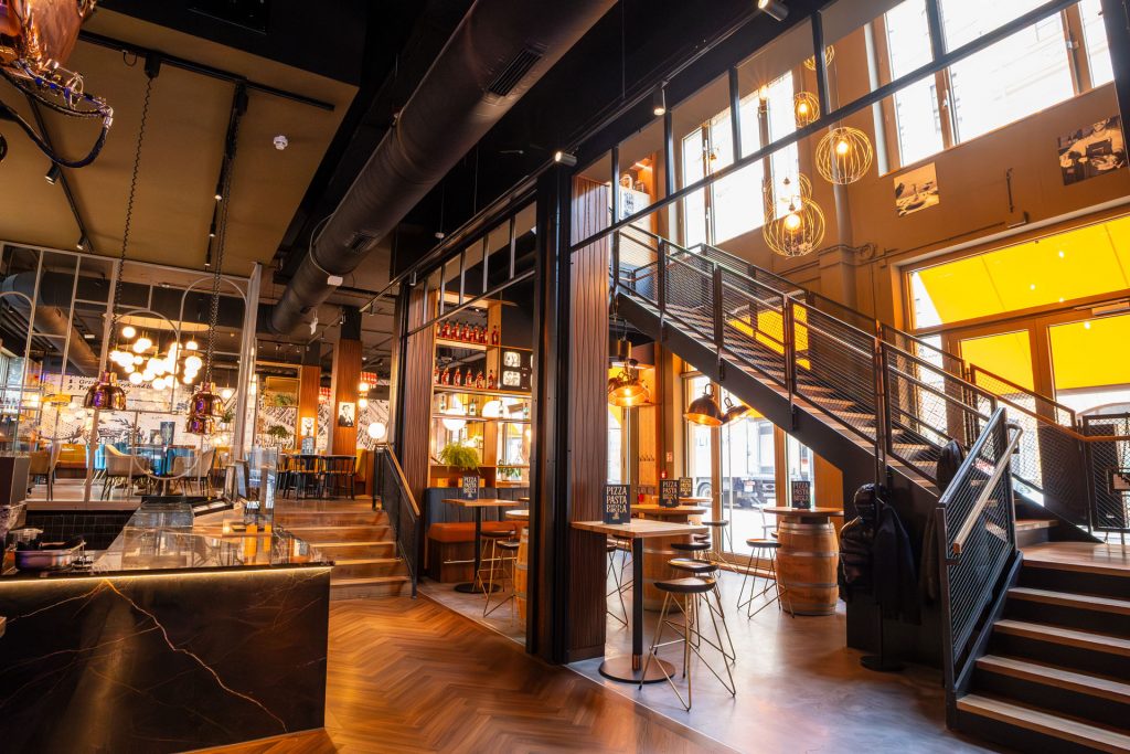 Location Bild: Impressionen vom Untergeschoss Rechts Podest im DONNA - Ristorante Napoletano