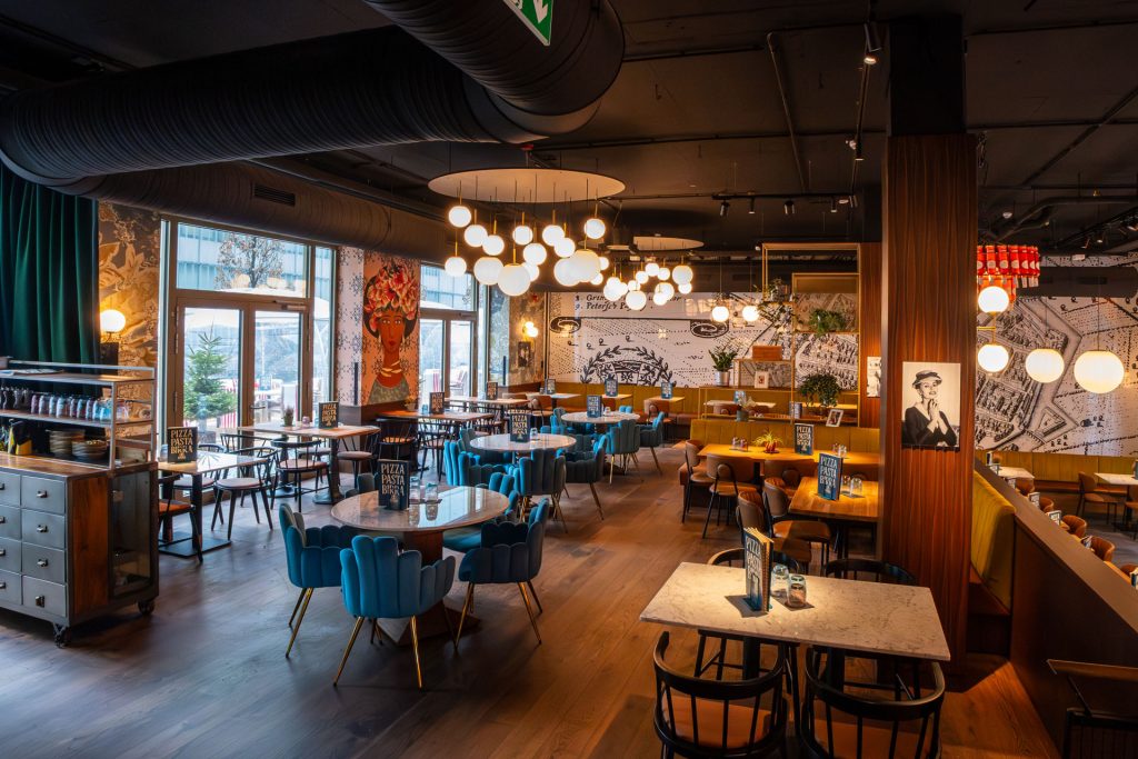 Location Bild: Impressionen vom Untergeschoss Rechts Podest im DONNA - Ristorante Napoletano