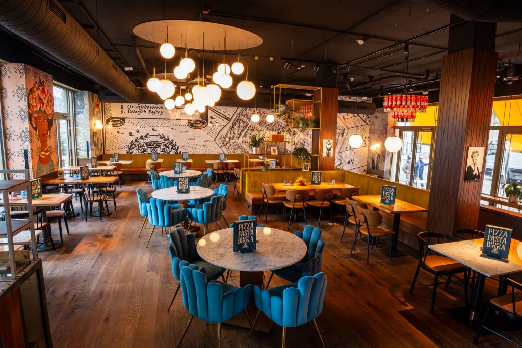 Location Bild: Impressionen vom Untergeschoss Rechts Podest im DONNA - Ristorante Napoletano