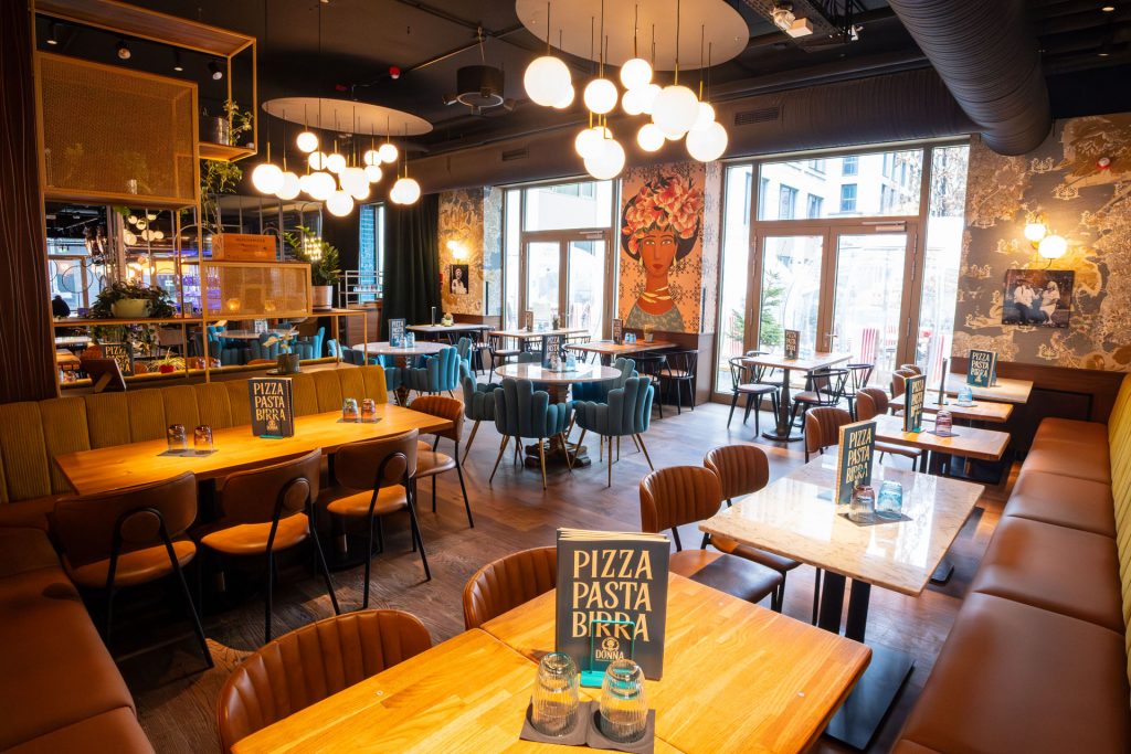 Location Bild: Impressionen vom Untergeschoss Rechts Podest im DONNA - Ristorante Napoletano